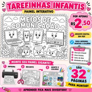 Painel Interativo para colorir